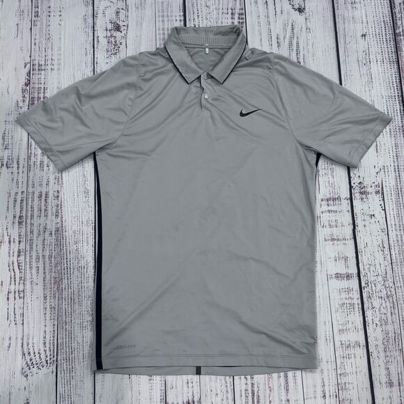 Nike Other - Nike Tiger Woods Golf Polo Shirt Men’s S Gray Dri-FIT